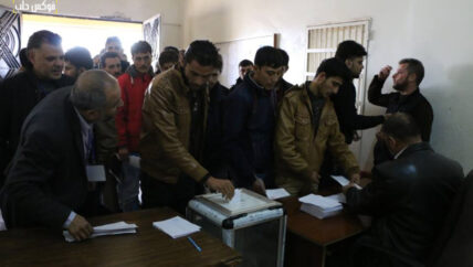 انتخابات عنجارة: إغلاق صناديق الاقتراع والبدء بعملية الفرز