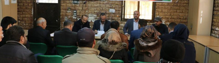 مؤتمر صحفي حول الانتخابات العامة والمباشرة في عنجارة