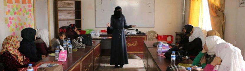 ورشة عمل حول العنف ضد المرأة في مدينة الأتارب 
