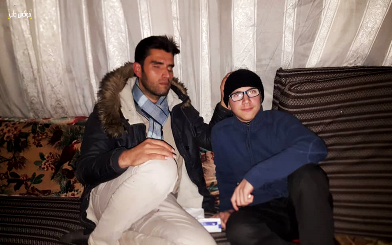 من اليمين عزت نجار وعبد المعين الياسين