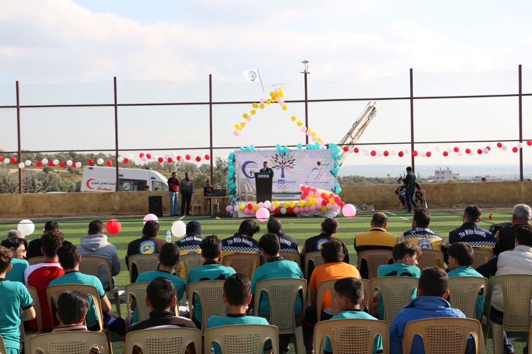 جانب من افتتاح أولمبياد الأمل في الأبزمو -فوكس حلب 