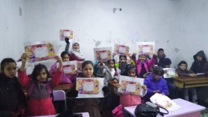“تدمر” مدرسة نموذجية مهجّرة في ريف إدلب