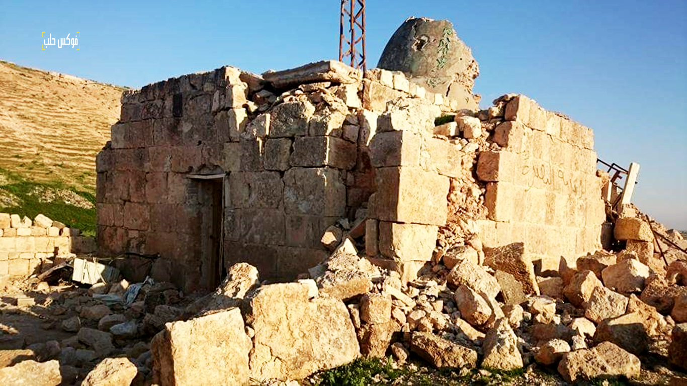 مقاسم سليمان في العيس بعد القصف من قبل قوات الأسد