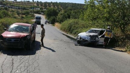 أطفال ومراهقون يتسببون بالنسبة الأكبر من الحوادث المرورية في إدلب