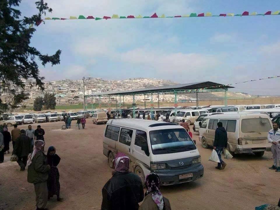 صورة قديمة لـ كراج عفرين -فيس بوك
