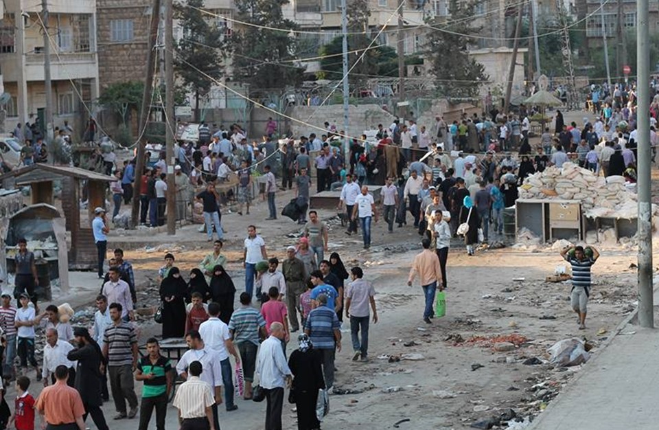 معبر الموت في بستان القصر بحلب -إنترنيت