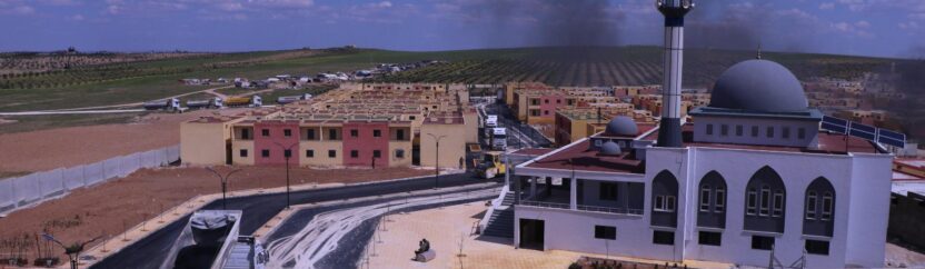 التجمع السكني الجديد في جرابلس لتخفيف معاناة سكان الخيام