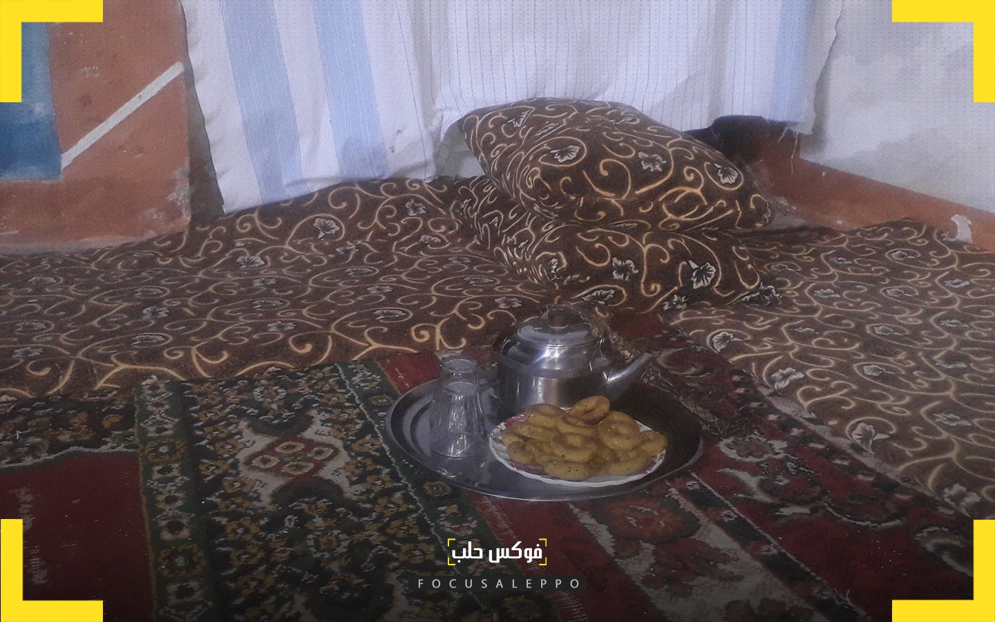 كعك العيد.. رفيق الشاي والسهرات في إدلب