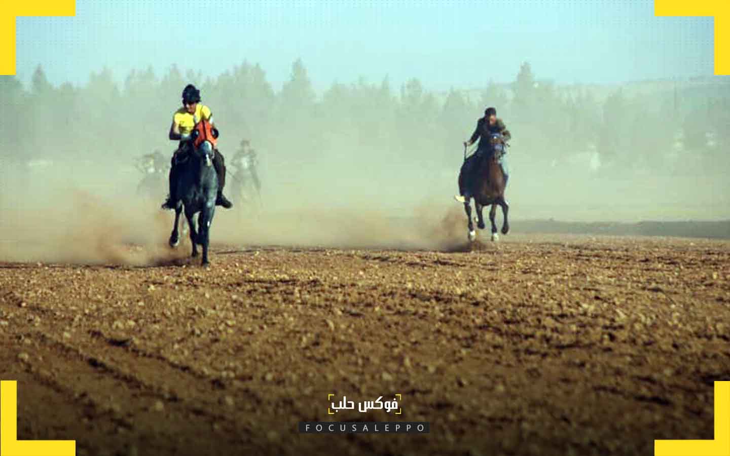 مضمار مهرجان الفروسية في قباسين.