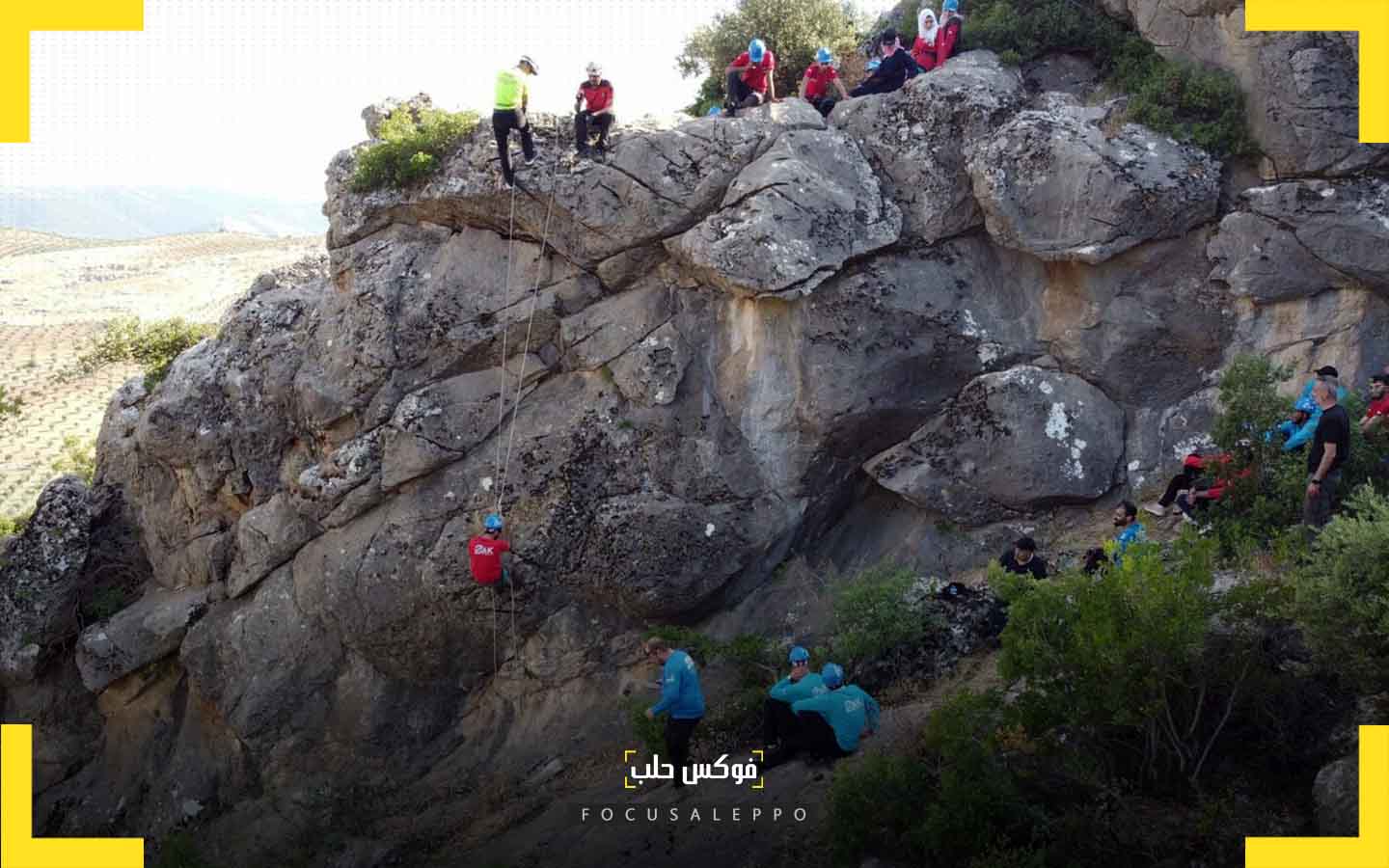 من تدريبات "فريق سوريا للبحث والإنقاذ" في جبال عفرين