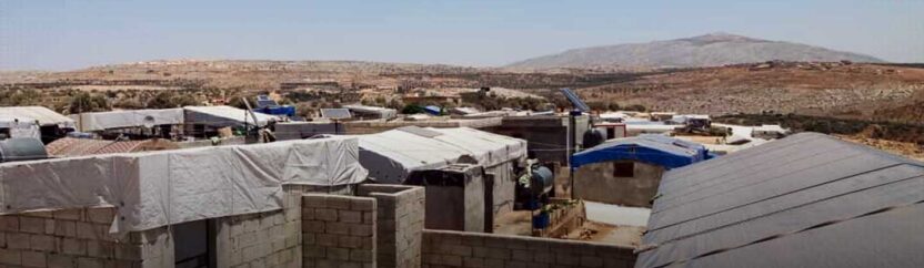 درجات الحرارة المرتفعة ترهق سكان مخيمات إدلب