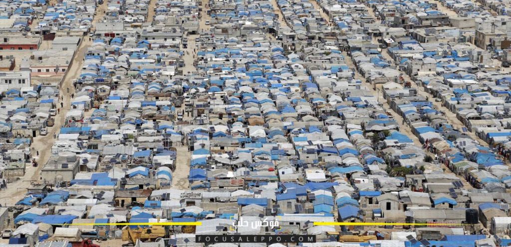 صورة من احد مخيمات ريف إدلب. تصوير: مصطفى الساروت