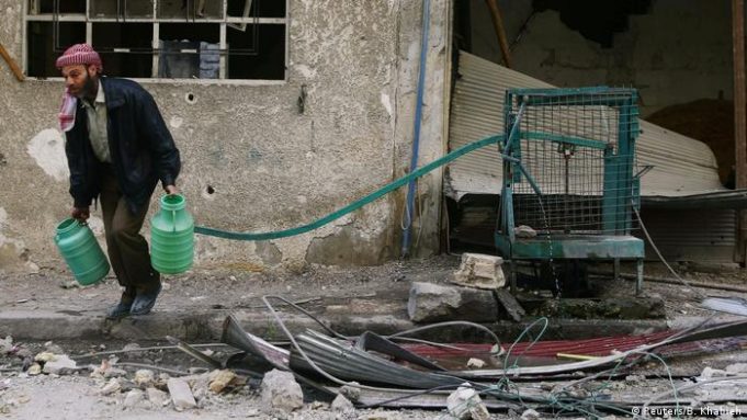 صورة من الغوطة الشرقية - المصدر: رويترز
