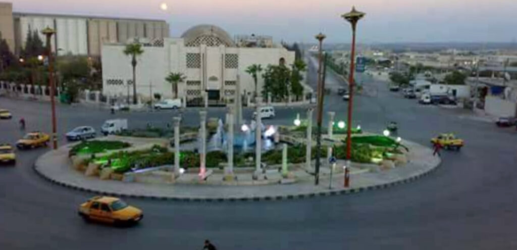 دوار المحراب عام قبل عام 2006 في إدلب، المصدر صفحة إدلبيات