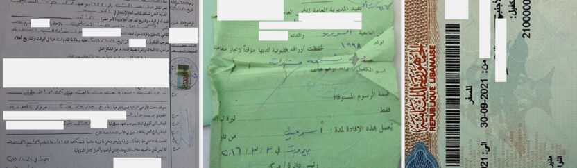 حجز أوراق اللاجئين السوريين الثبوتية في لبنان يحرمهم من حقوقهم المدنية