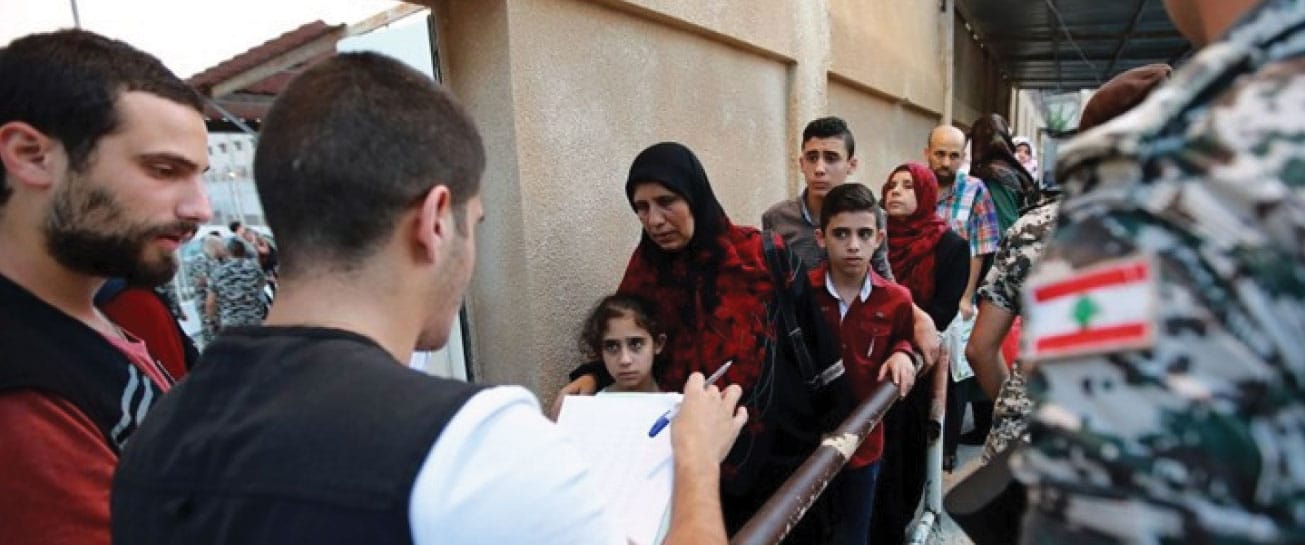 لاجئين سوريين في لبنان- المصدر: انترنت