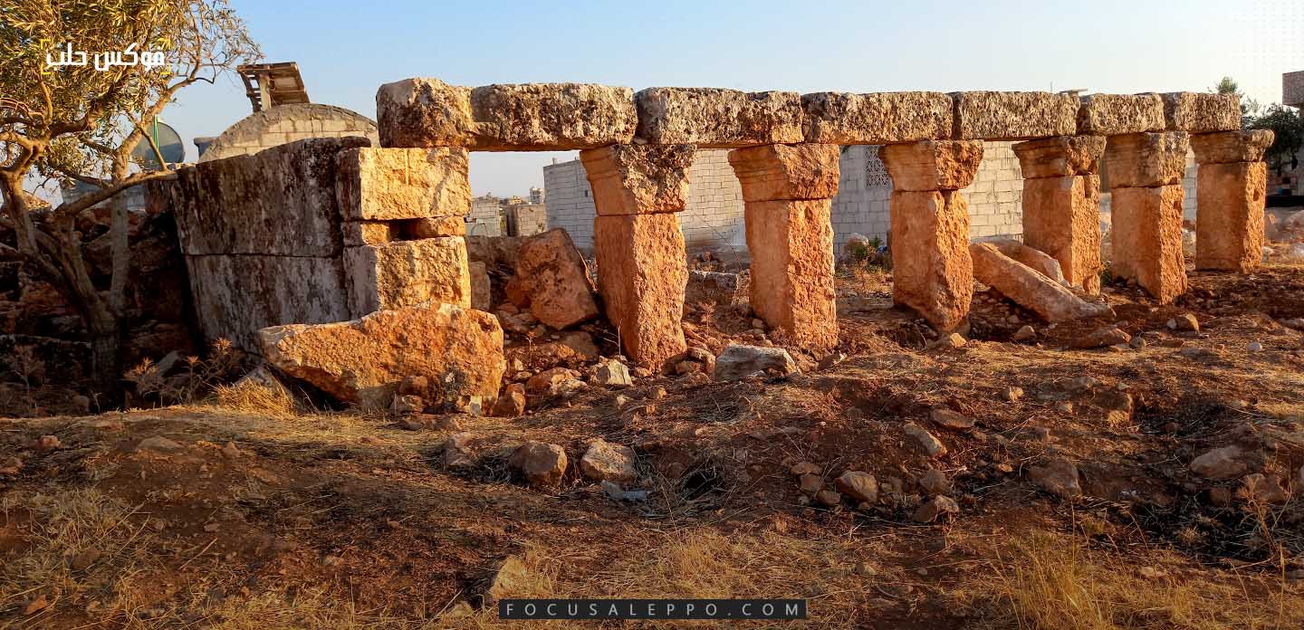 معالم اثرية في بلدة باريشا- فوكس حلب