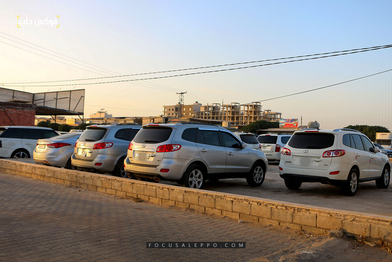 سوق السيارت في الشمال السوري-فوكس حلب