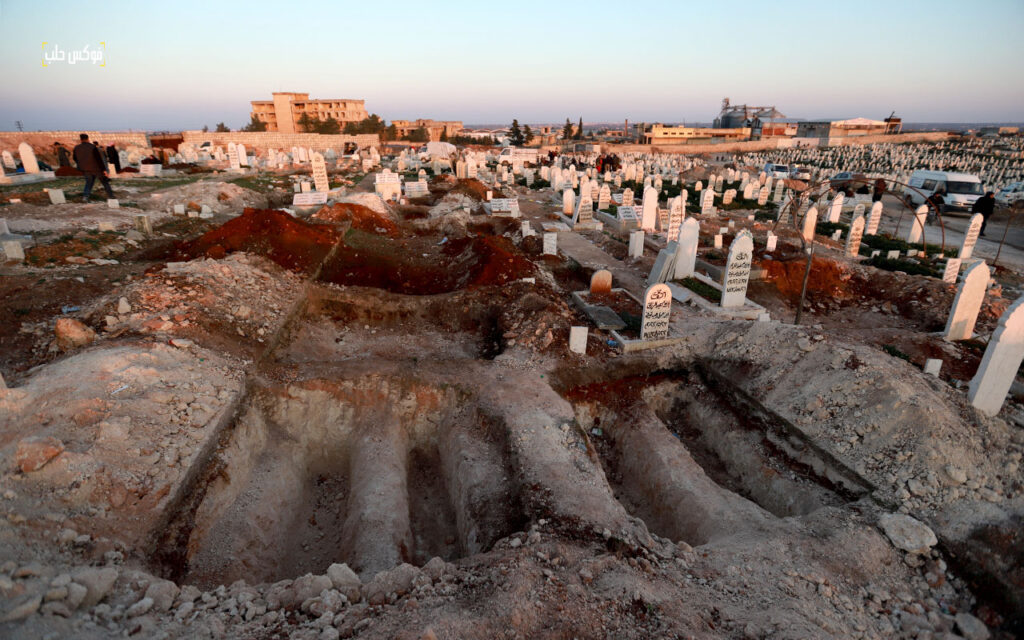 مقبرة في الشمال السوري- أسامة الخلف