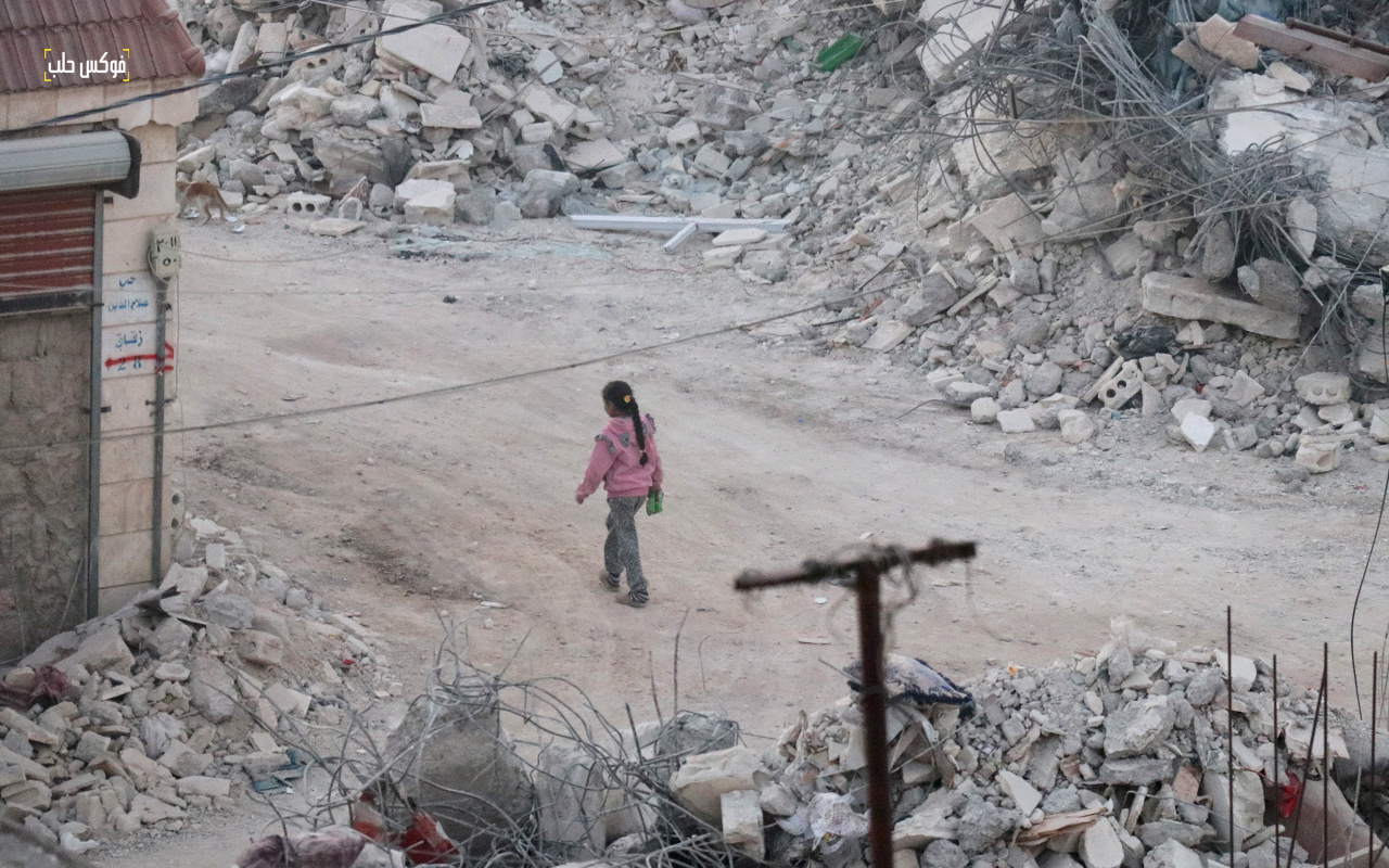 الصورة من مدينة جنديرس-تصوير نور الشامي-فوكس حلب