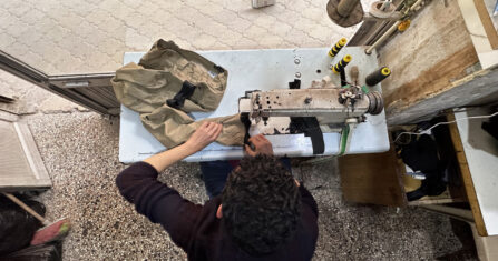 مكانس القش حبيسة الحدود