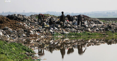 مكبات النفايات بؤرة أوبئة للمخيمات المجاورة