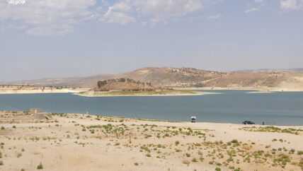 انحسار نهر عفرين بسبب السدود والجفاف