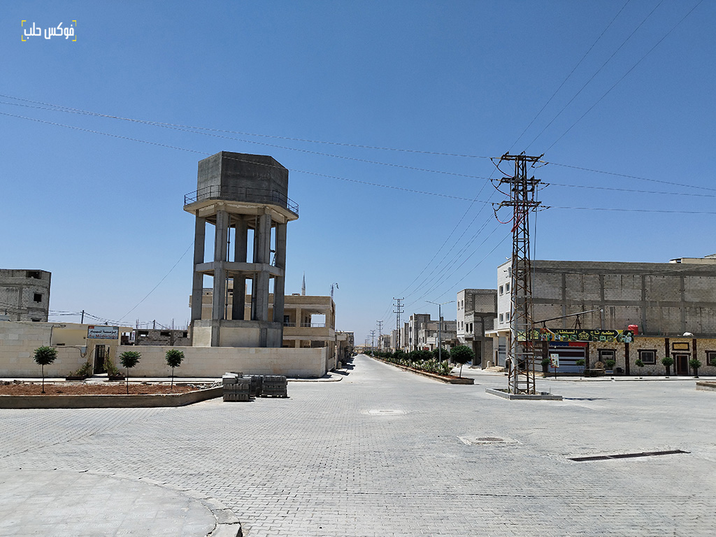 مدخل المدينة الصناعية في بلدة الراعي شمالي حلب- فوكس حلب 