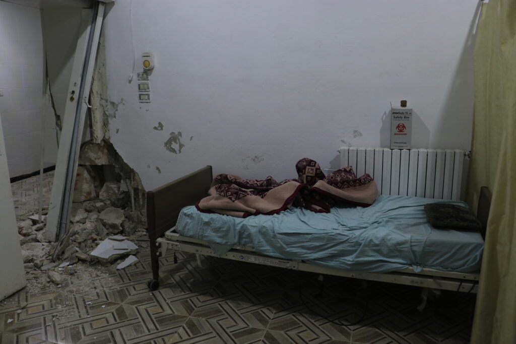 المشفى الوطني في إدلب- تصوير: احمد رحال