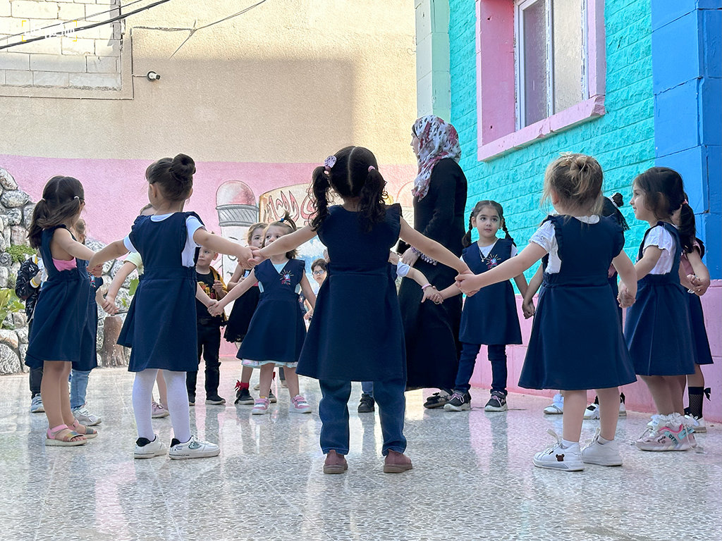 مدرسة دريم النموذجية في مدينة إدلب- تصوير: مصطفى الساروت