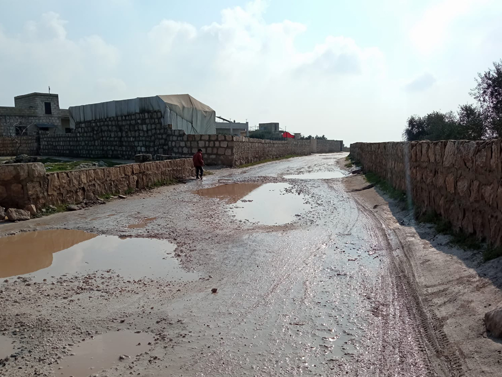 الطرق الى المخيمات