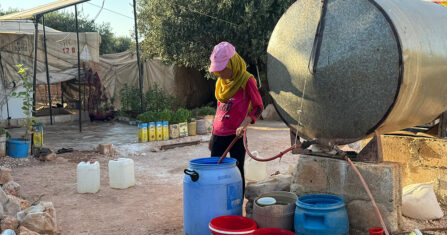 توقف محطات الضخ يفاقم أزمة المياه في تركمان بارح شمالي حلب