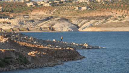 تراجع منسوب مياه ميدانكي يوقف ري آلاف الهكتارات في عفرين