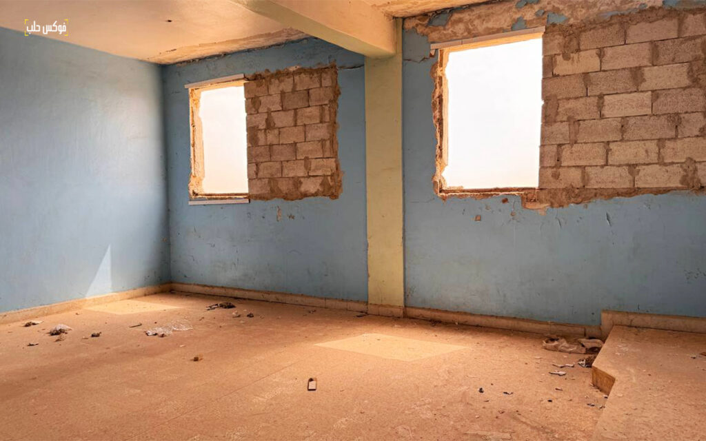 مدرسة قرية الكسيبة في ريف حلب الجنوبي، أيلول 2025.