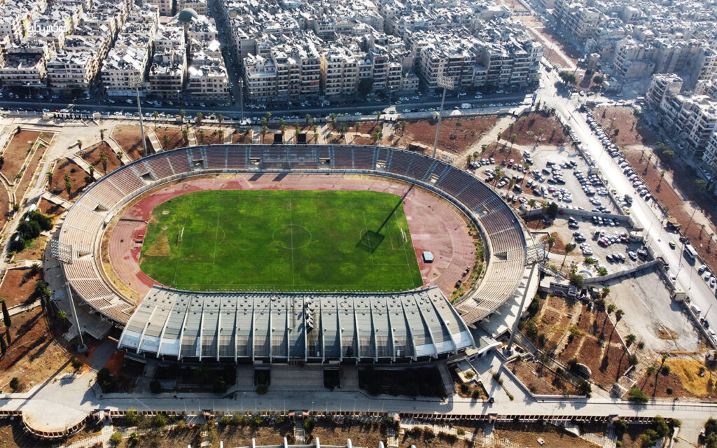 ملعب الحمدانية في مدينة حلب، ايلول 2025- تصوير: عبد الحي عبد الحي