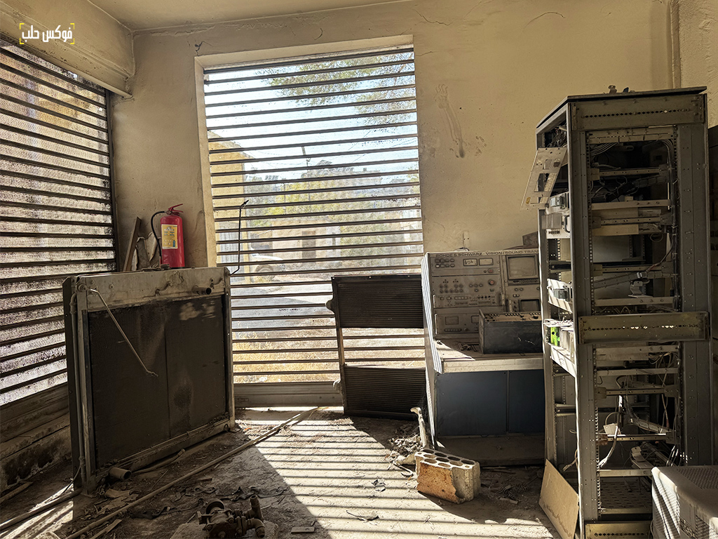 مبنى الإذاعة والتلفزيون في مدينة حلب، حي الإذاعة، 2025.