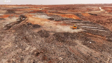 117 الف متر مربع.. مطمر نفايات تل الضمان خطر صحي على سكان ريف حلب الجنوبي