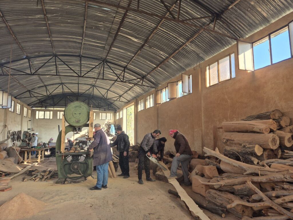 عملية ترميم ناعورة المأمورية، مدينة حماه، 2026.