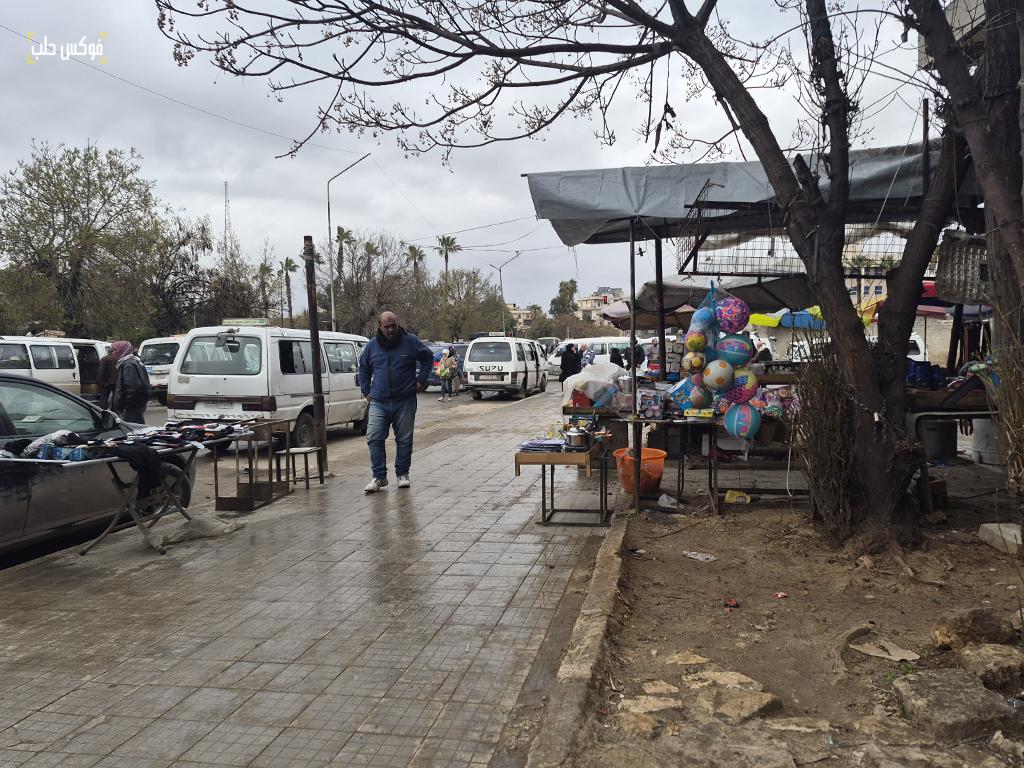 سوق باب جنين في مدينة حلب، شباط 2026.
