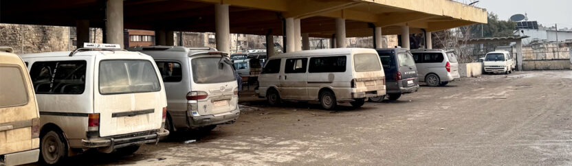 أجرة النقل الخارجي بين مدينة حلب و أريافها خارج التعرفة الرسمية