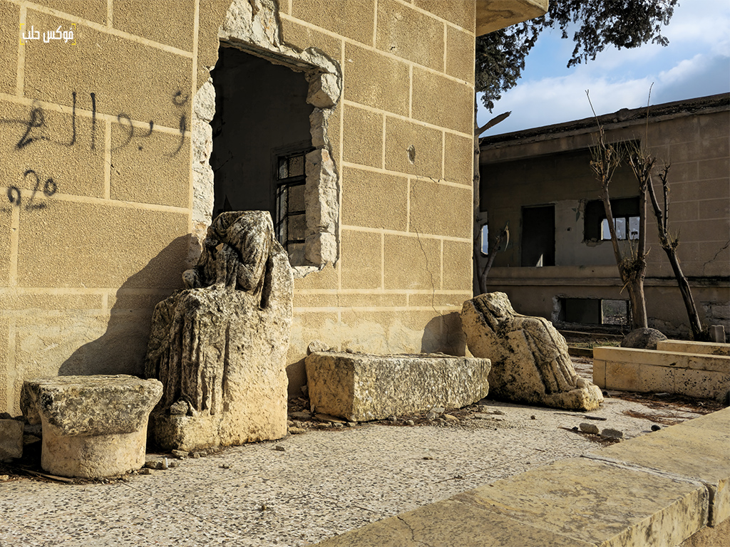 مستودع آثار عين دارة قرب مدينة عفرين، آذار 2026.