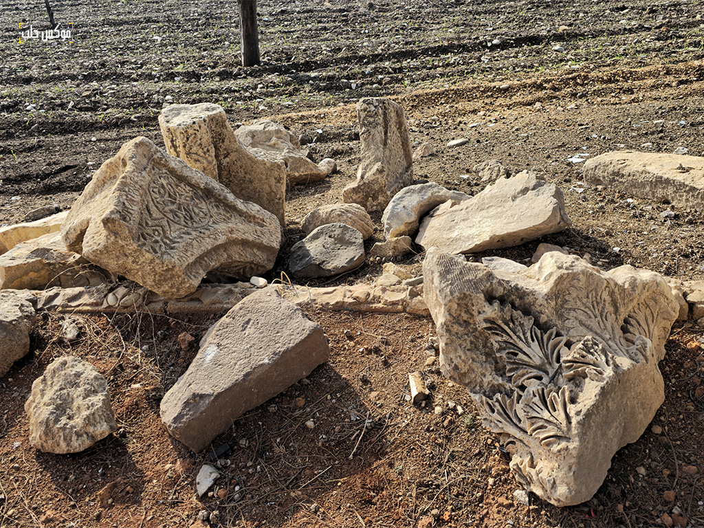 مستودع آثار عين دارة قرب مدينة عفرين، آذار 2026.