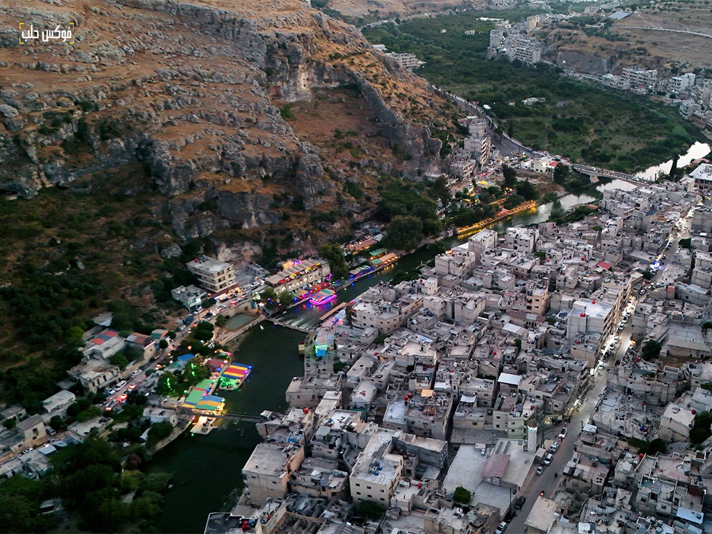 نهر العاصي في مدينة دركوش بريف إدلب الغربي 
